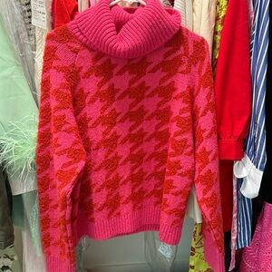Mango Vibrant Pink Knit Sweater
